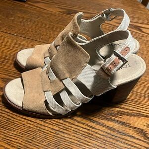 TOMS Majorca woven strappy heel, sz9
